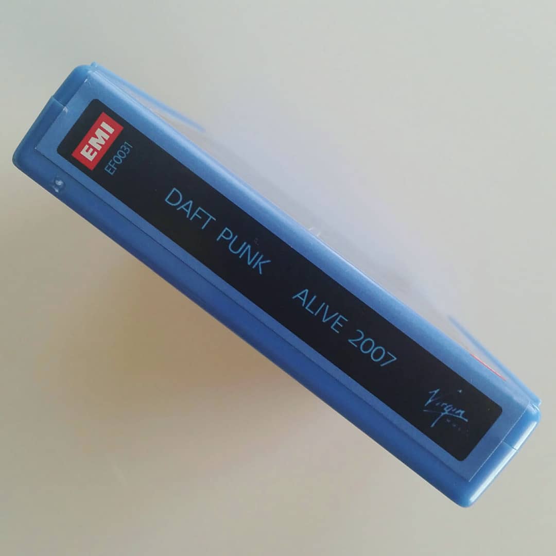 Customer ordered his Daft Punk - Alive 2007 cd to be custom transfered to 8 track tape a few months ago. Just got to it on the list today. Uh.. Perfect timing, right? #DaftPunkForever #DaftPunk