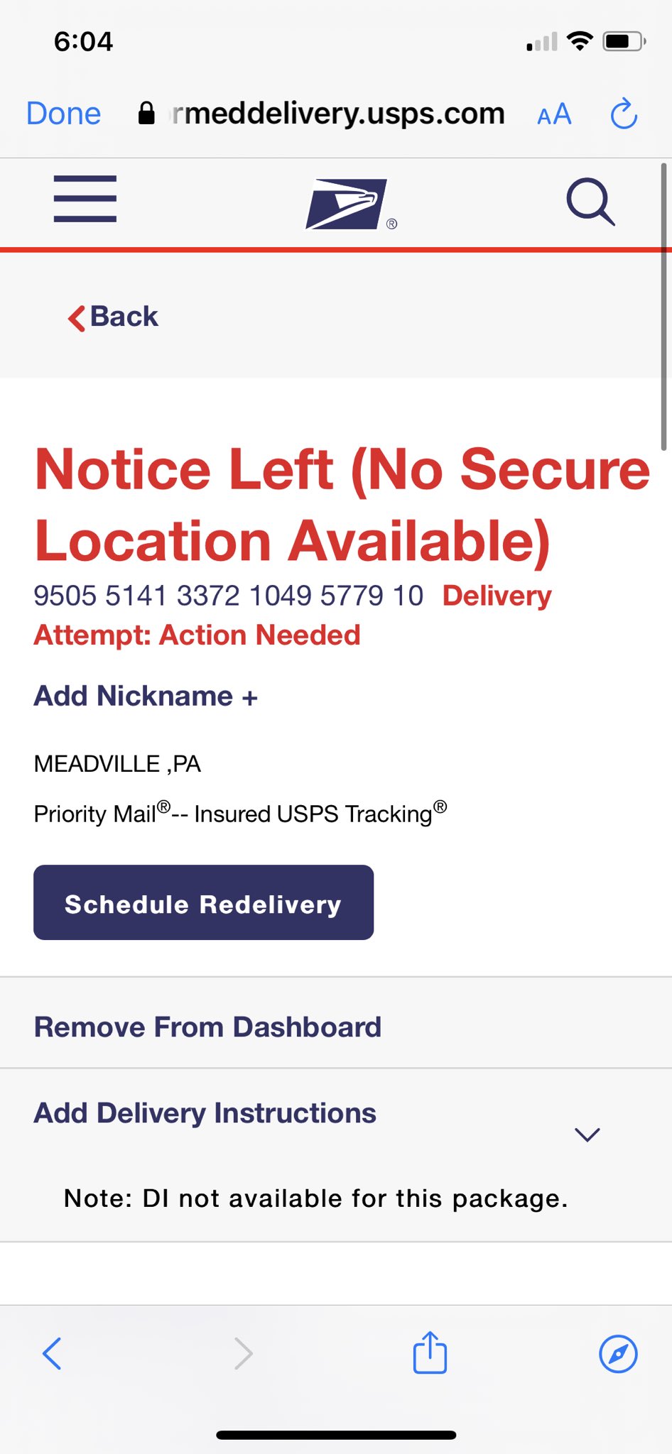 Allison Churchill على X: “This is B.S., @USPSHelp. FedEx delivered