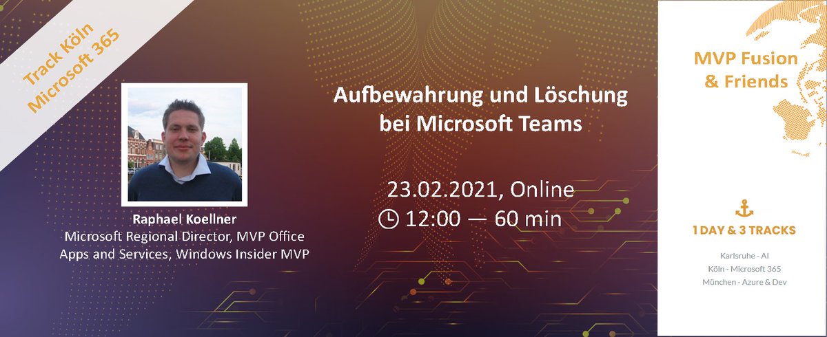 Ra_Koellner's tweet photo. Heute ab 12:00 zum Mittagplausch mal etwas einfaches :) #Compliance bei der #MVPFusion https://t.co/Dv4uJliINN