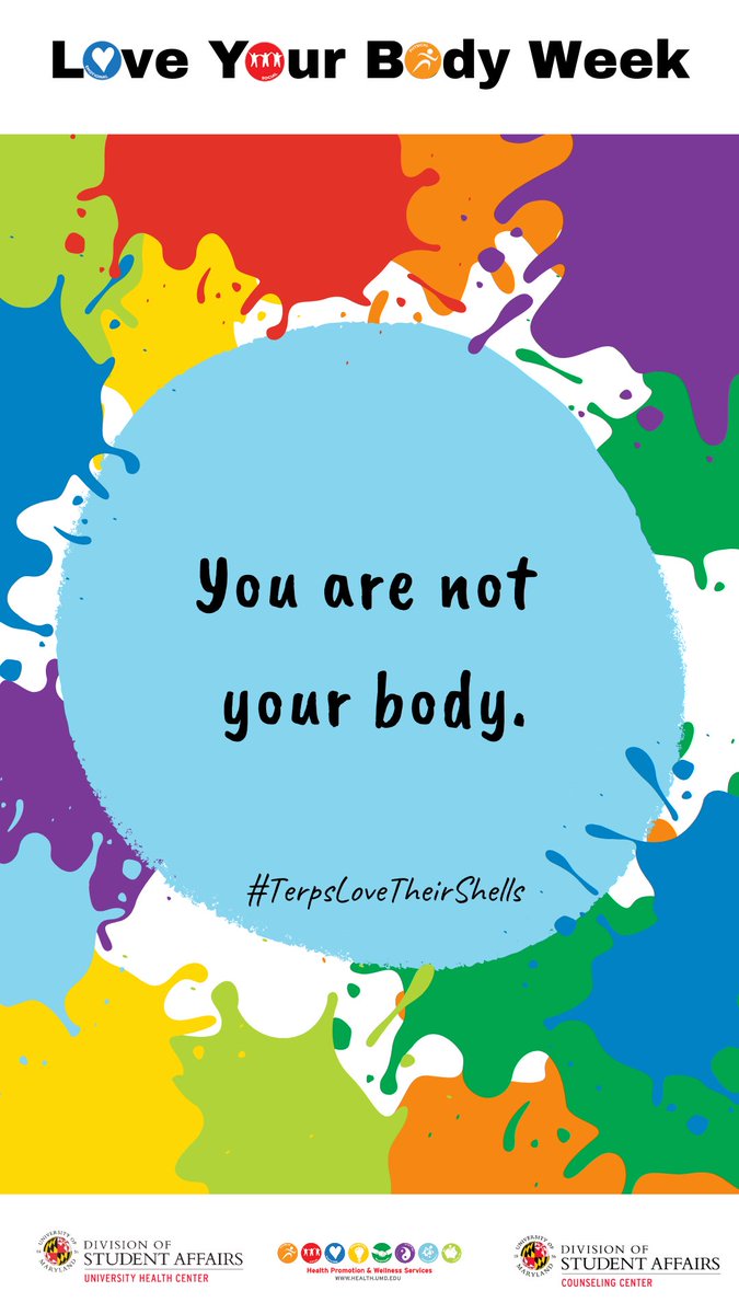 UMDGSL's tweet photo. Happy Monday Grad Terps! 💜 #bodypositivityweek #loveyourself #mondaymotivation https://t.co/HXdFDzBuQl