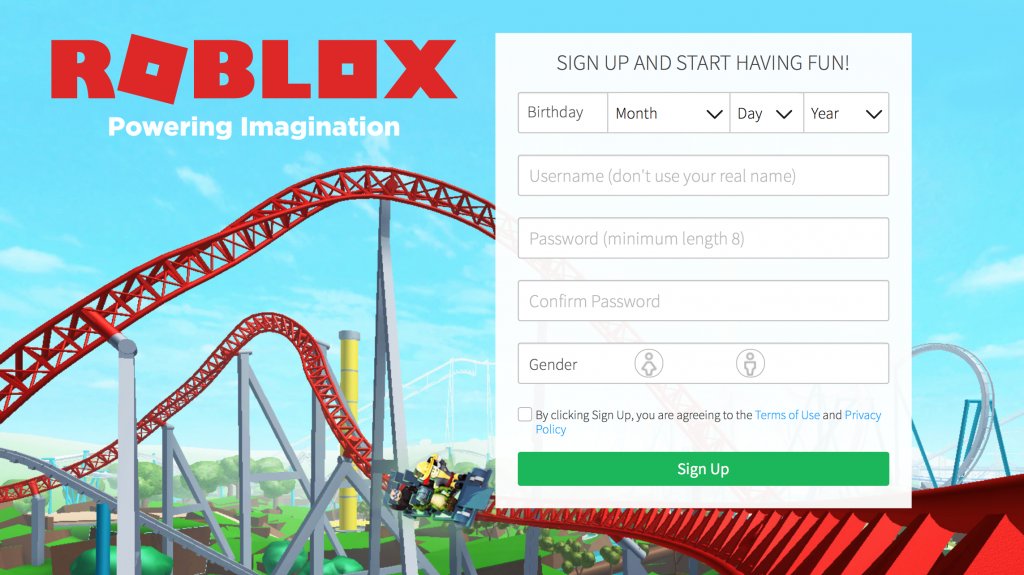 Retweet if you remember the old roblox sign up page :)