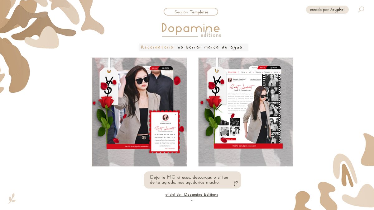 🦢 — 𝖯𝗅𝖺𝗇𝗍𝗂𝗅𝗅𝖺 de interpretación. 

No olvides dejar tu 𝗠𝗚 si te gusta o descargas, cualquier duda será resuelta vía DM. — En caso de borrar los créditos, agradecemos que nos etiquetes. 

Descarga aquí:
cutt.ly/clkt6kM