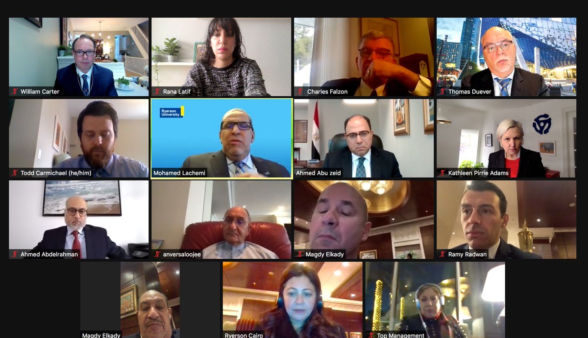 It was a pleasure to be part of today's launch of the <a href="/RyersonU/">Ryerson University</a> satellite campus in Cairo. All of this is still sinking in for me.  @RyersonCairo <a href="/UofCanada/">Universities of Canada in Egypt</a> <a href="/CharlesFalzon1/">Charles Falzon</a> <a href="/egyptincanada/">Ahmed Hafez</a> <a href="/RamyRadwan/">Ramy Radwan 🇪🇬</a> @SKamran33