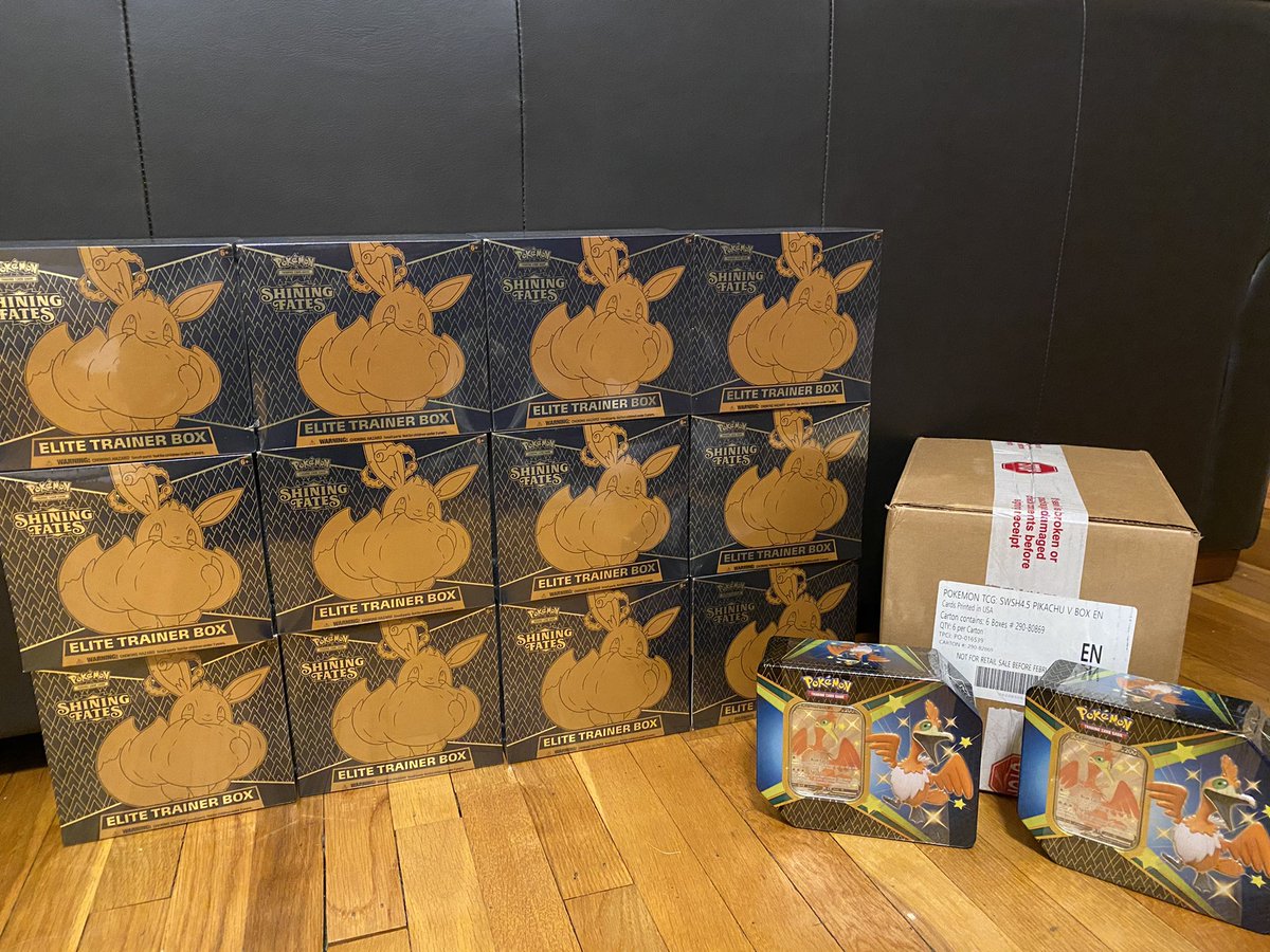 Putter's tweet image. All these came in today 🥵

Thanks @pokeMRKT tons more on the way ✨

Be sure to follow instagram.com/trainer.hero/ for more Pokémon collecting!