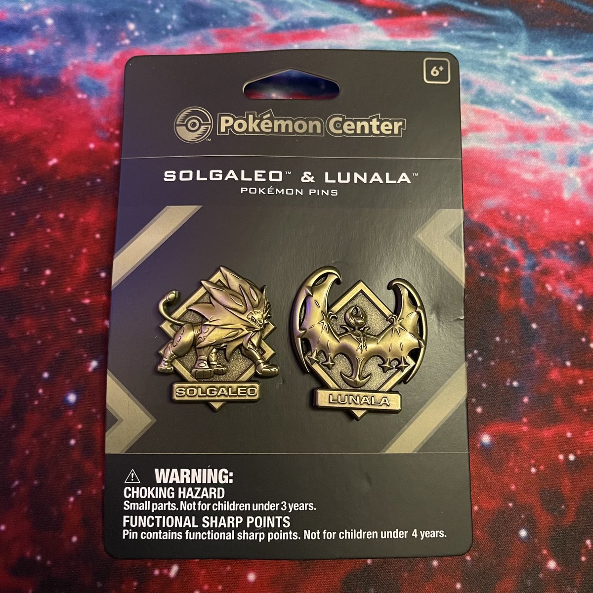 Solgaleo & Lunala Pokémon Pins (2-Pack)