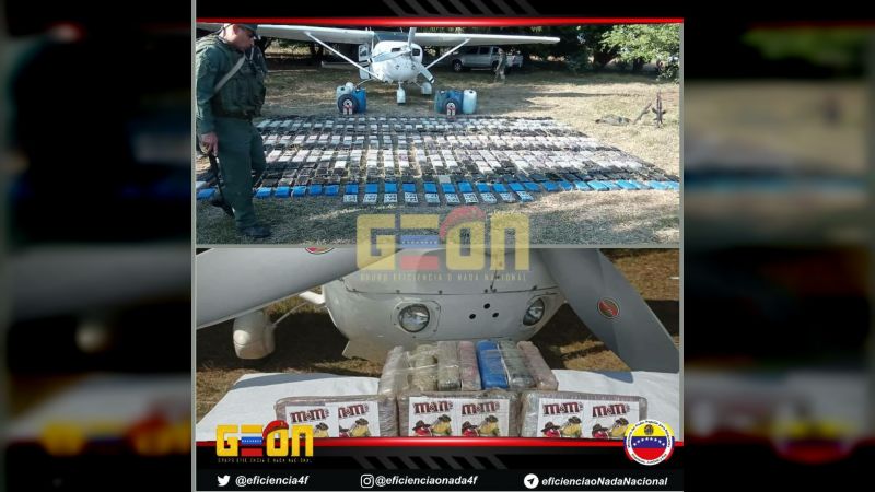 Incautaron 537 kilos de cocaína y 320 litros de combustible para aviones (+Apure) mazo4f.com/236340 #ElMazo7AñosConChavez