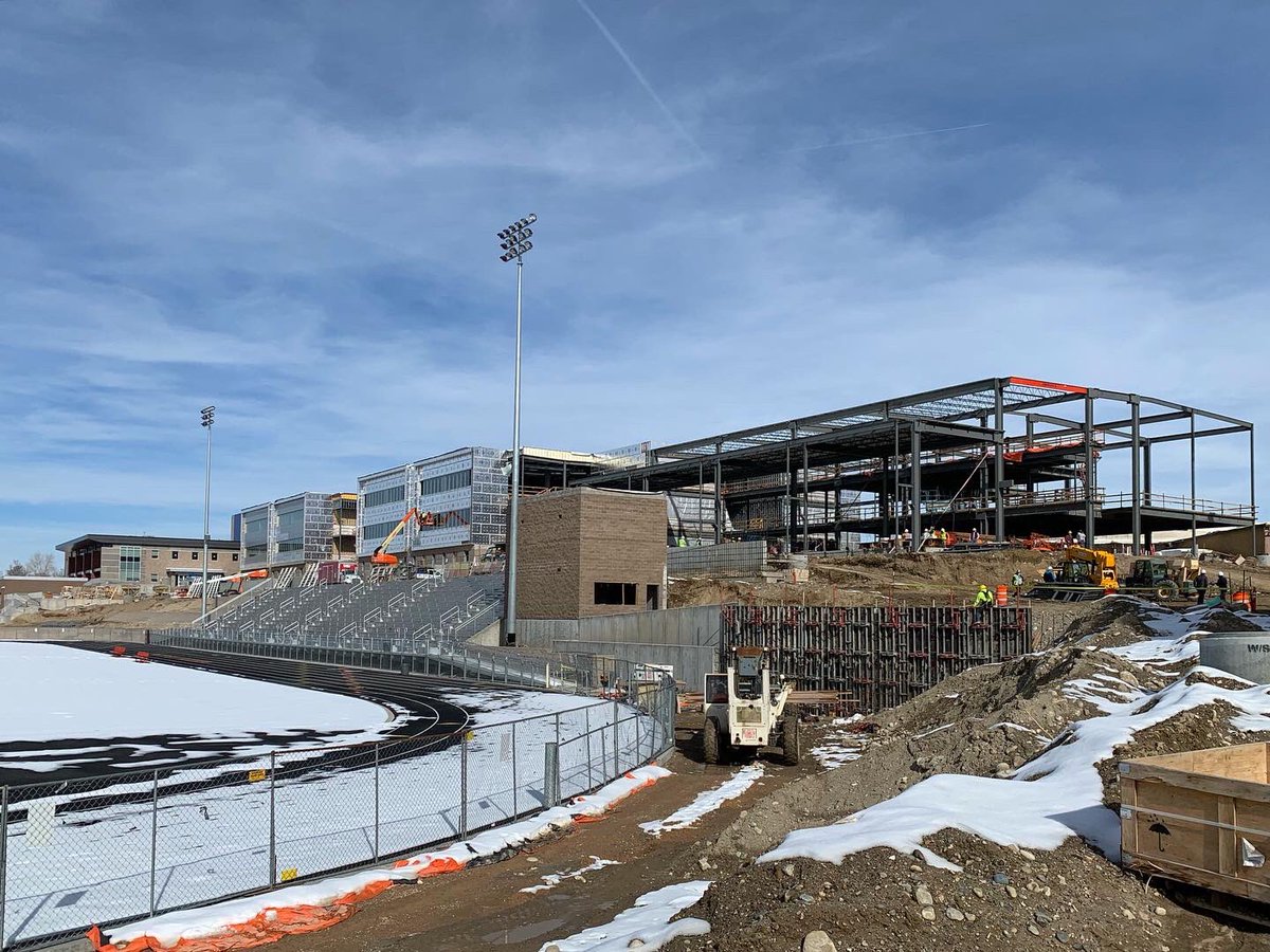 Our #K12 Team joined with Canyons School District, <a href="/HoganCMGC/">Hogan Construction</a>, school officials and more to celebrate the "Topping Out" milestone for the new Brighton High School! Construction continues on this phased school facility with expected completion this fall.