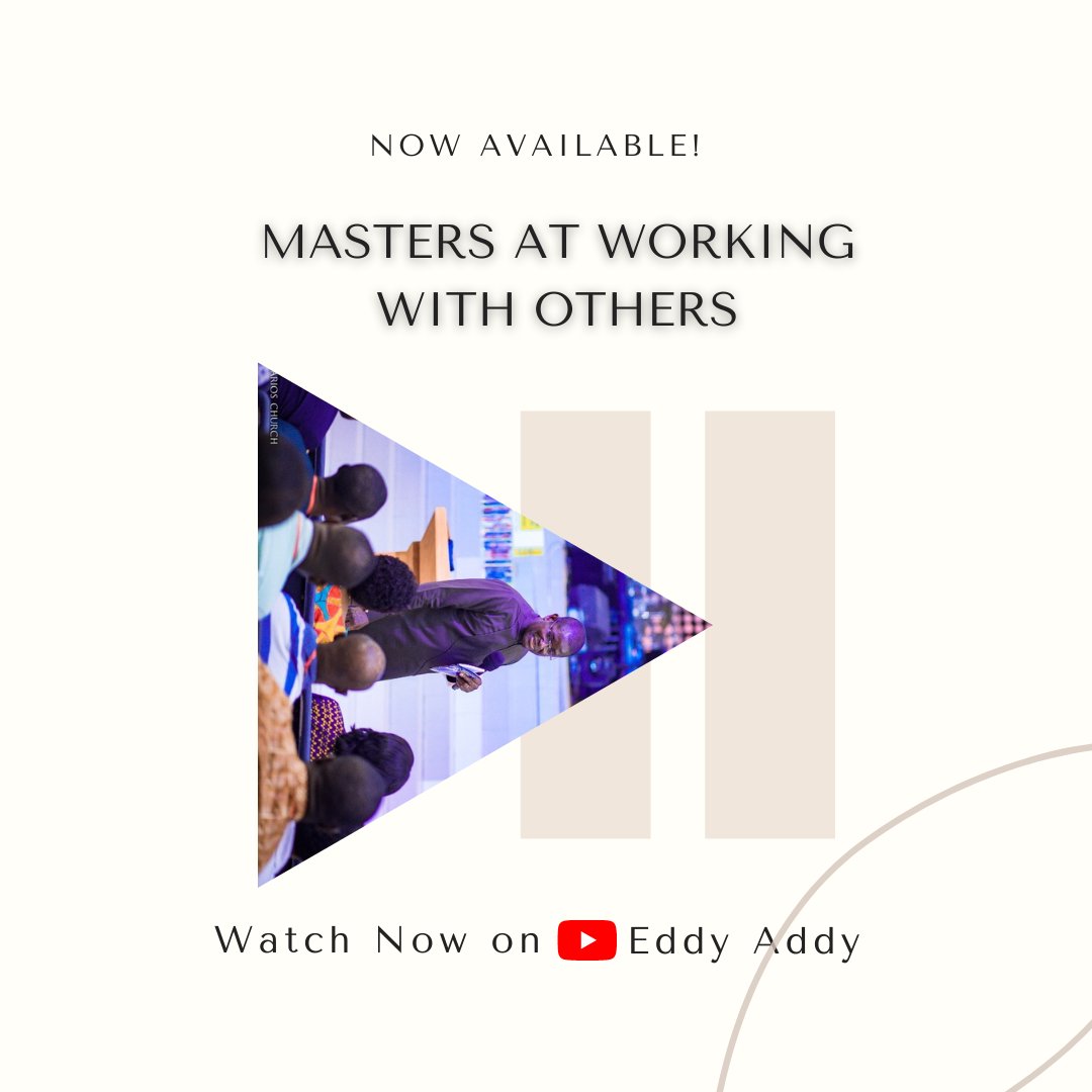 themakariosCH's tweet photo. Watch "Masters at working with others", sermon preached by Bishop Eddy Addy. Click on the link: https://t.co/tG70diO5R4
.
.
.
#themakarioschurch #thepracticalword #God #Christian #youtubechannel #eddyaddy #BishopEddyAddy https://t.co/1aDnJo1KR2