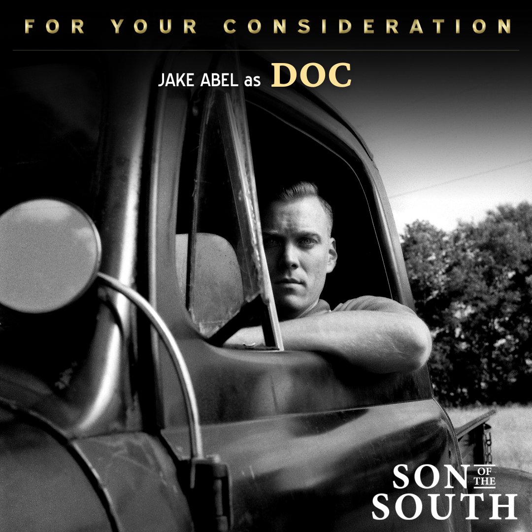 See <a href="/MrJakeAbel/">Jake Abel</a> as Doc in the #SonOfTheSouth, now playing On Demand. #fyc #foryourconsideration

sonofthesouth.film/playing