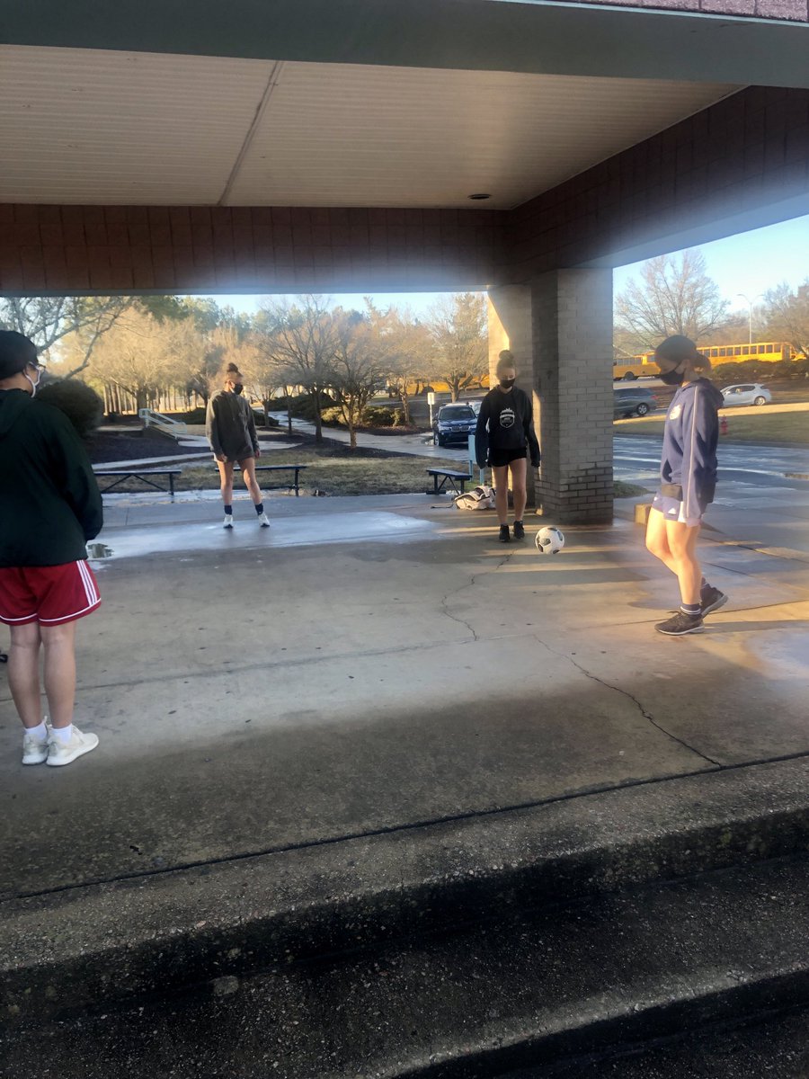 Nothing like the first day of Fall Sports in Feb. 🤣 Our ⁦@DDMSBuzz⁩ athletes showed up ready to work, making the best of their opportunity. Great to hear our students be kids again. Thanks to all of our coaches for making this work. #kidsbeingkids #bringyourcleatsnexttime