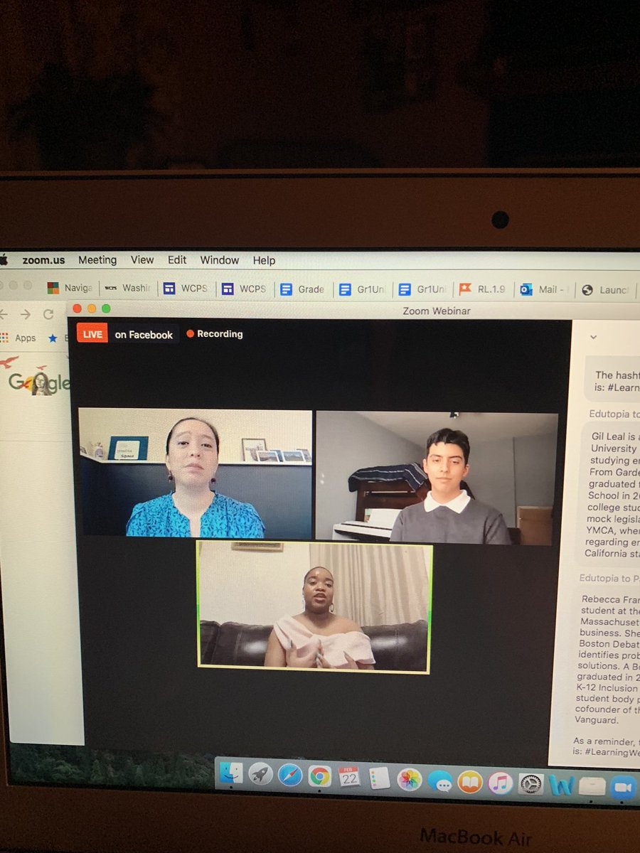 Students sharing how to break down the walls of the classroom for real learning experiences through PBL!     ❤️ high quality instructional opportunities to help students transfer their learning!  #LearningWeNeed