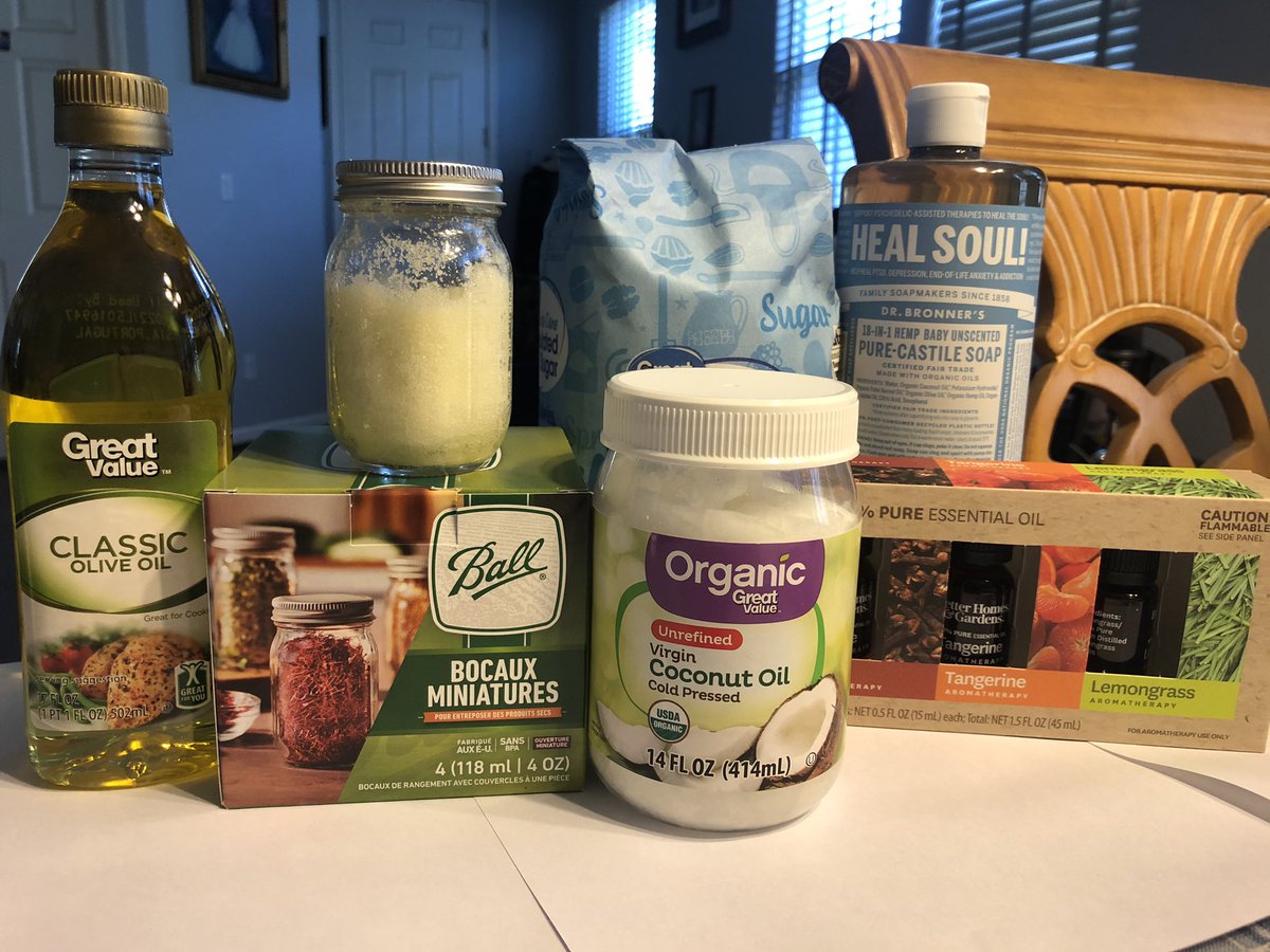 RM5100's tweet image. Made my own sugar scrub ! Thank you @pioneersforhope #calfreshweek #calfreshweek2021 #csueb #pioneersforhope