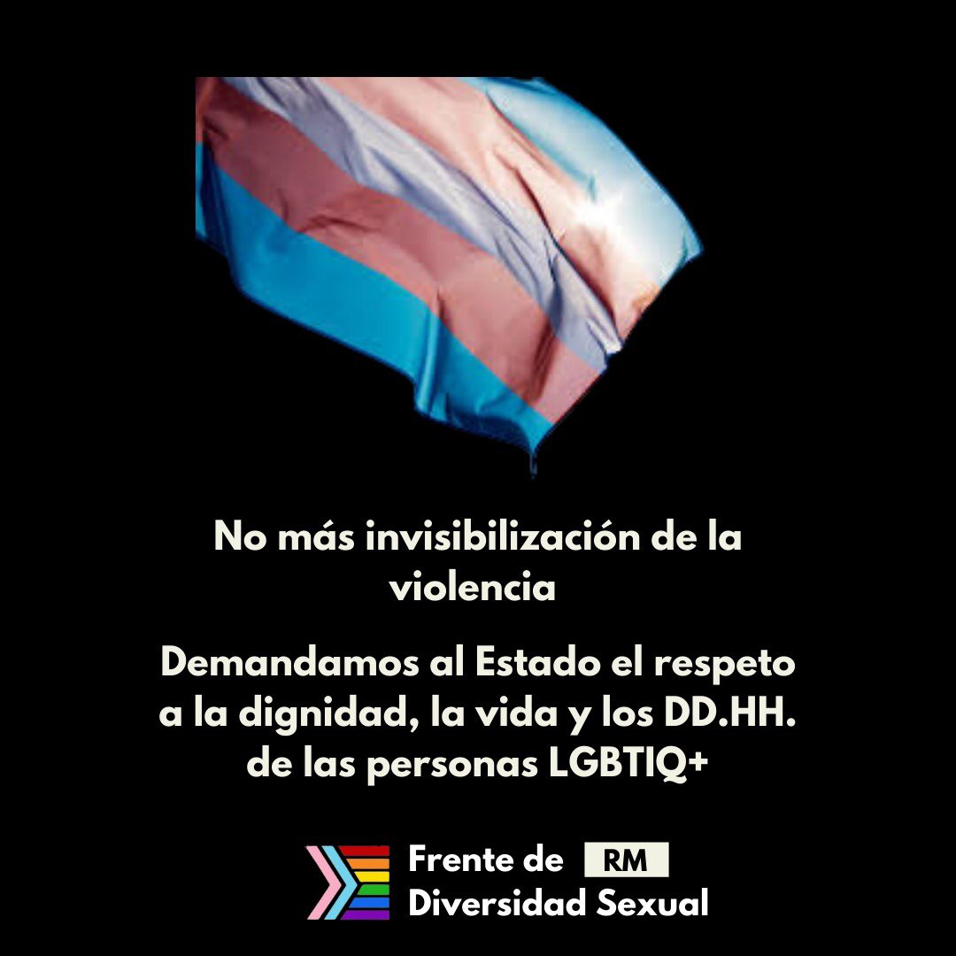 FDiversidad_RD's tweet photo. Sólo en los últimos días hemos sido testigos de terribles crímenes de odio lesbofóbicos  y transfóbicos en  Puente Alto, Lampa, Coronel y el Wallmapu. La invisibilización de los crímenes de odio desde la institucionalidad pública es complicidad con la violencia. #AlertaDisidente https://t.co/wpiUToYnQt