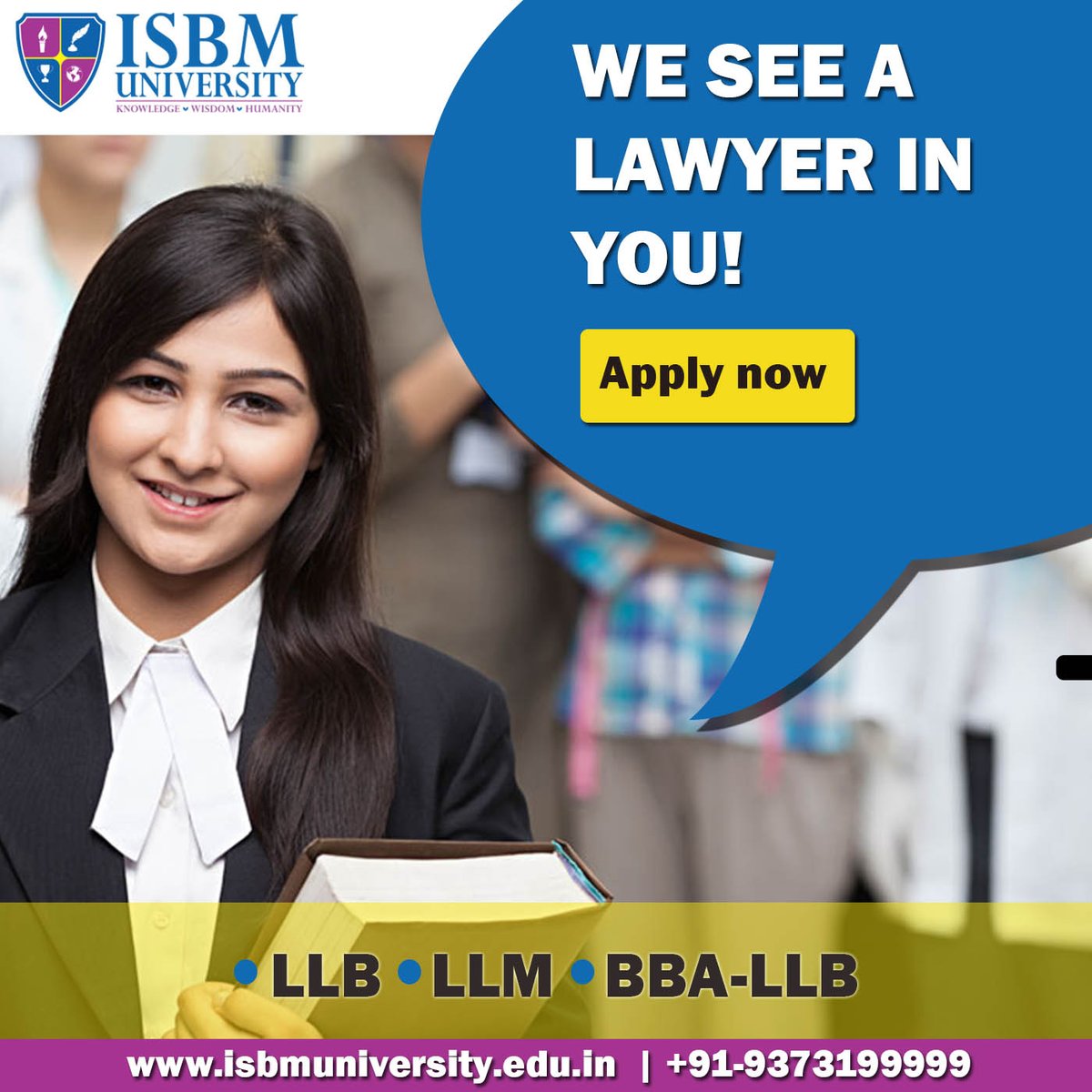 ISBMUniversity's tweet photo. We see a Lawyer in you!
Lets Build your legal career together.
Enquire now: https://t.co/vPdSuR0YLk
.
.
#KaronaPadhai #Lawyer #LLB #LLM #Passion #studyhard #staysafe #legaldegree #legalcourse #law #motivation #career #advanceyoourcareer #ISBMUniversity https://t.co/cxG40IuPNN