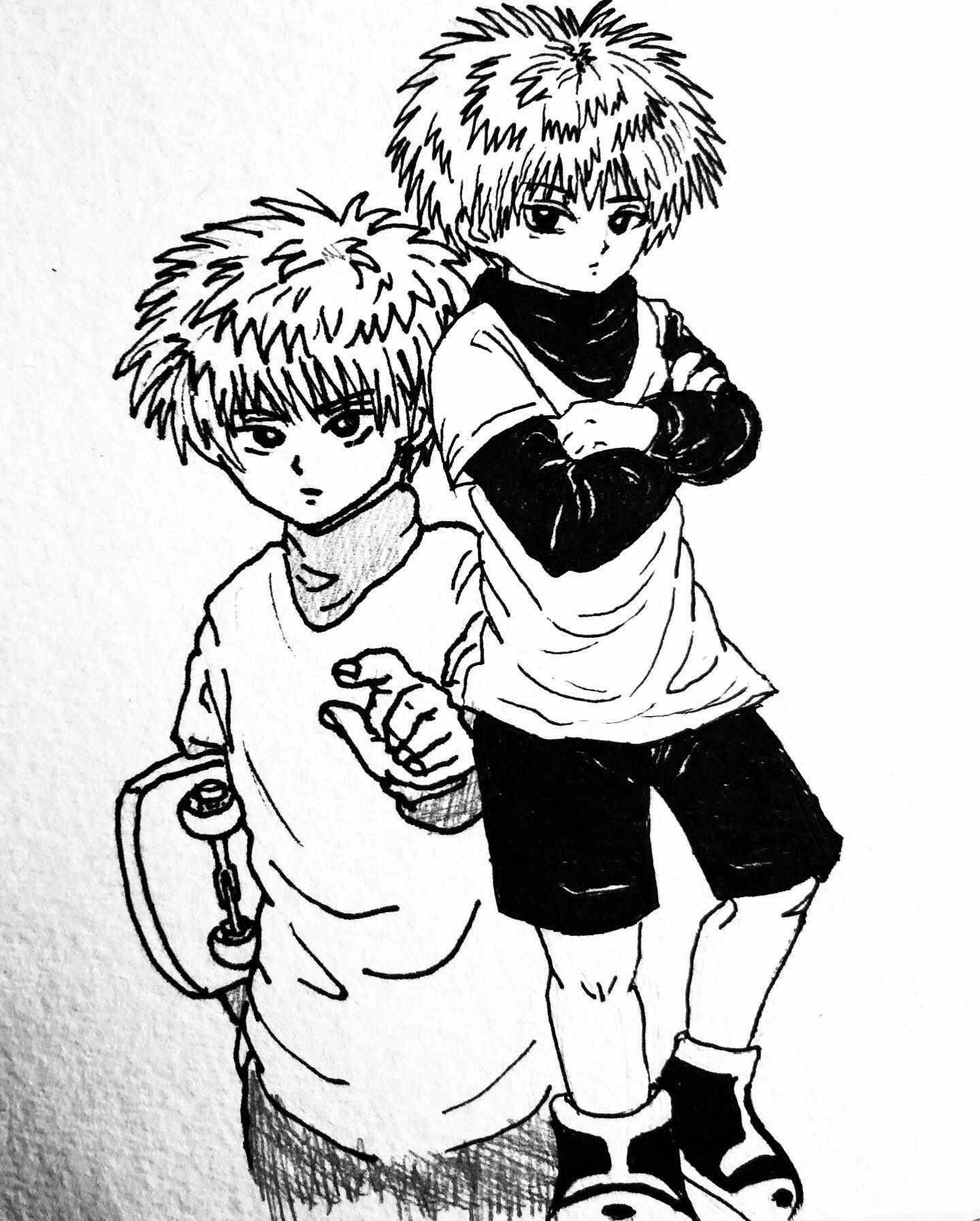 エジマ リオ 過去絵 ハンターハンター 冨樫義博 イラスト イラスト好きさんと繋がりたい キルアの髪型をはっきり言って事故ってる T Co Uvbltfym1t Twitter