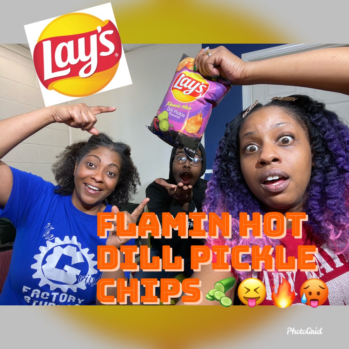 🥒🥵😝🔥
New #MajorShenanigans snack review of “Lay’s Flamin Hot Dill Pickle” Potato Chips ft @LadyKayne @MJKaneBooks @2kautious20 ⚙️⚙️⚙️
Full video on @YouTube ✅
youtu.be/4rsMWf8jrx4

#snackreview #lays #flaminhot #dillpickle #flaminhotdillpickle