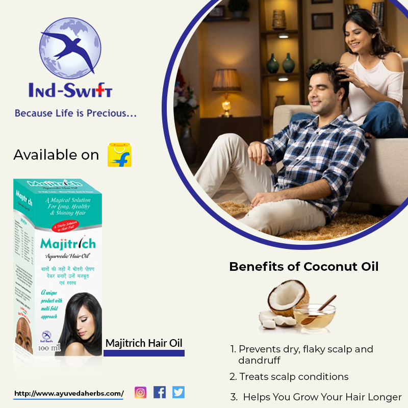 indswiftchd's tweet photo. #Swift #Majitrich infused with Coconut oil is an excellent moisturizing product for your hair. It is used to help prevent damage and keep your hair looking shiny and healthy.
Get it today:- https://t.co/QiS6jBdskh
#HairOil #IndSwiftGroup https://t.co/Vm09CsB8VS