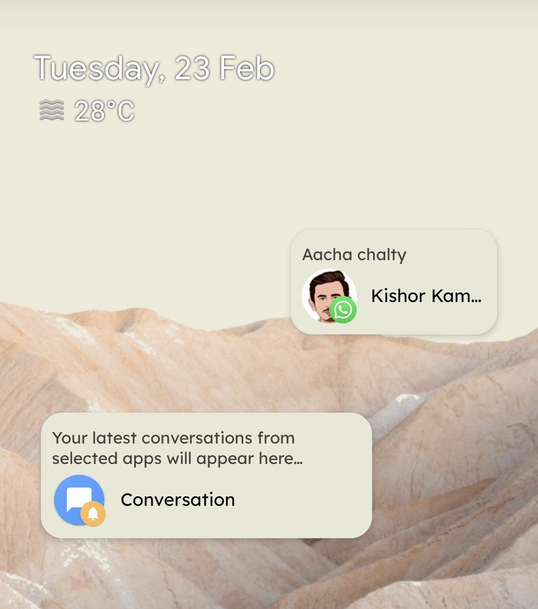 RushikeshDesign's tweet photo. Something similar is already in the works for my new app.
Follow me for more updates on release schedule.
#Android_12 #conversationswithfriends https://t.co/WJuvgBy3Qq