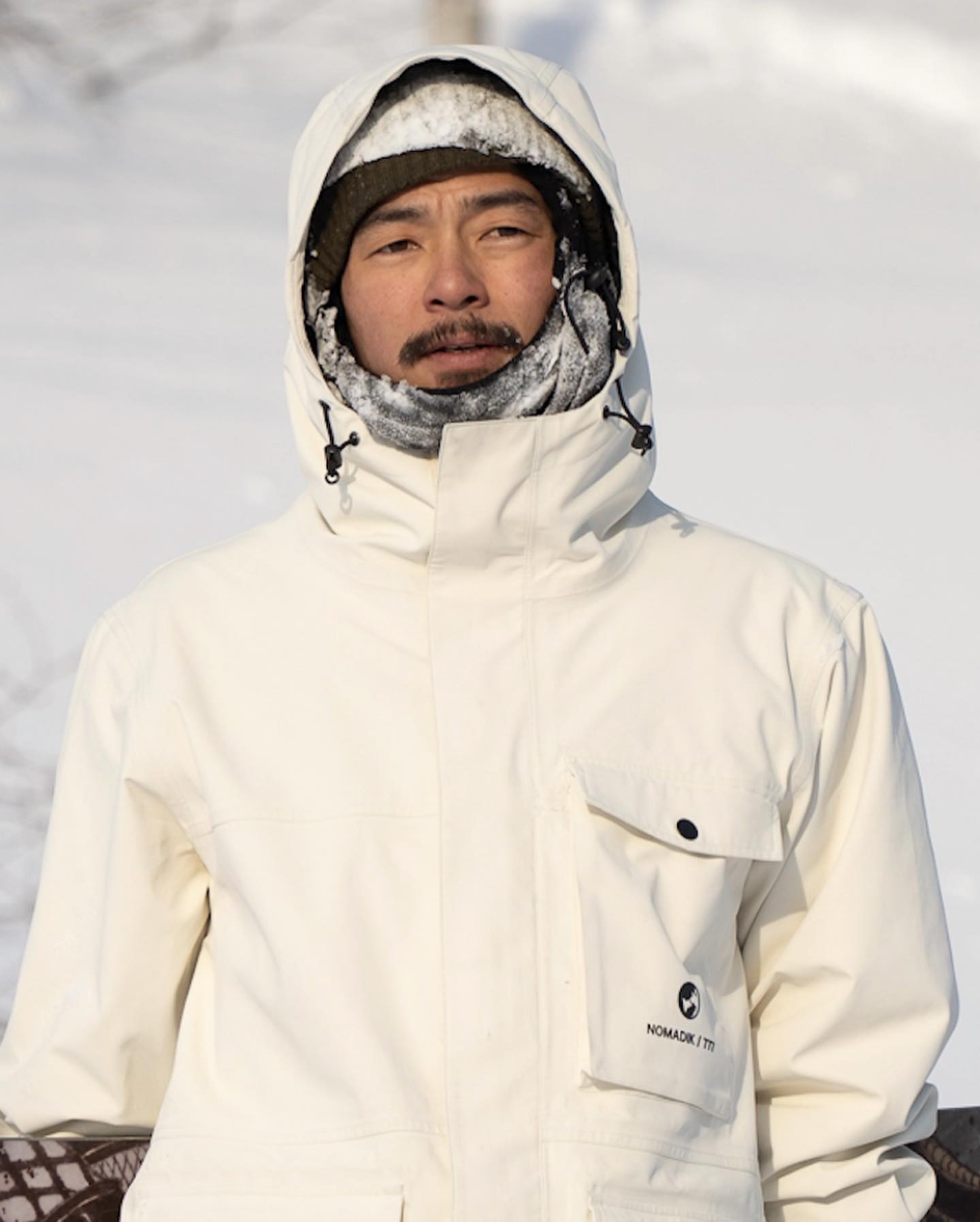 23-24 NOMADIKスノーボードウエア777 JKT BEIGE XL