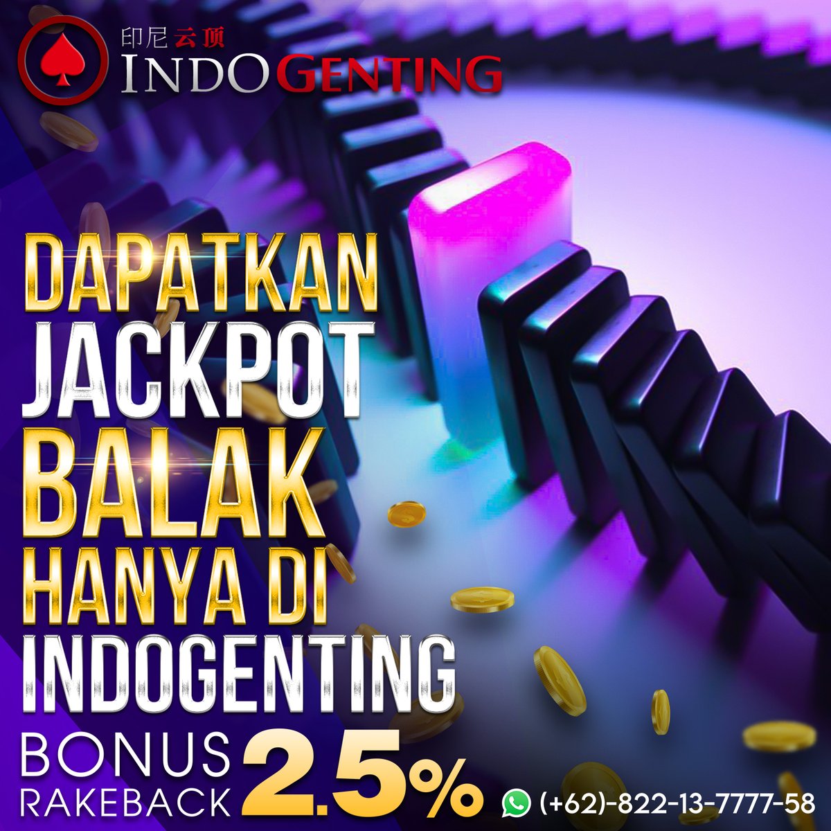 IndogentingS's tweet image. Dapatkan Jackpot Balak Nya Sekarang Juga Bersama IndoGenting !

Instagram : @indogentingpoker
WhatsApp : (+62)-822-13-7777-58⁣⁣⁣⁣⁣⁣⁣⁣
Facebook : officialindogenting
Link Alternatif : indogenting.cam

#lampurumah #wisatabatumalang