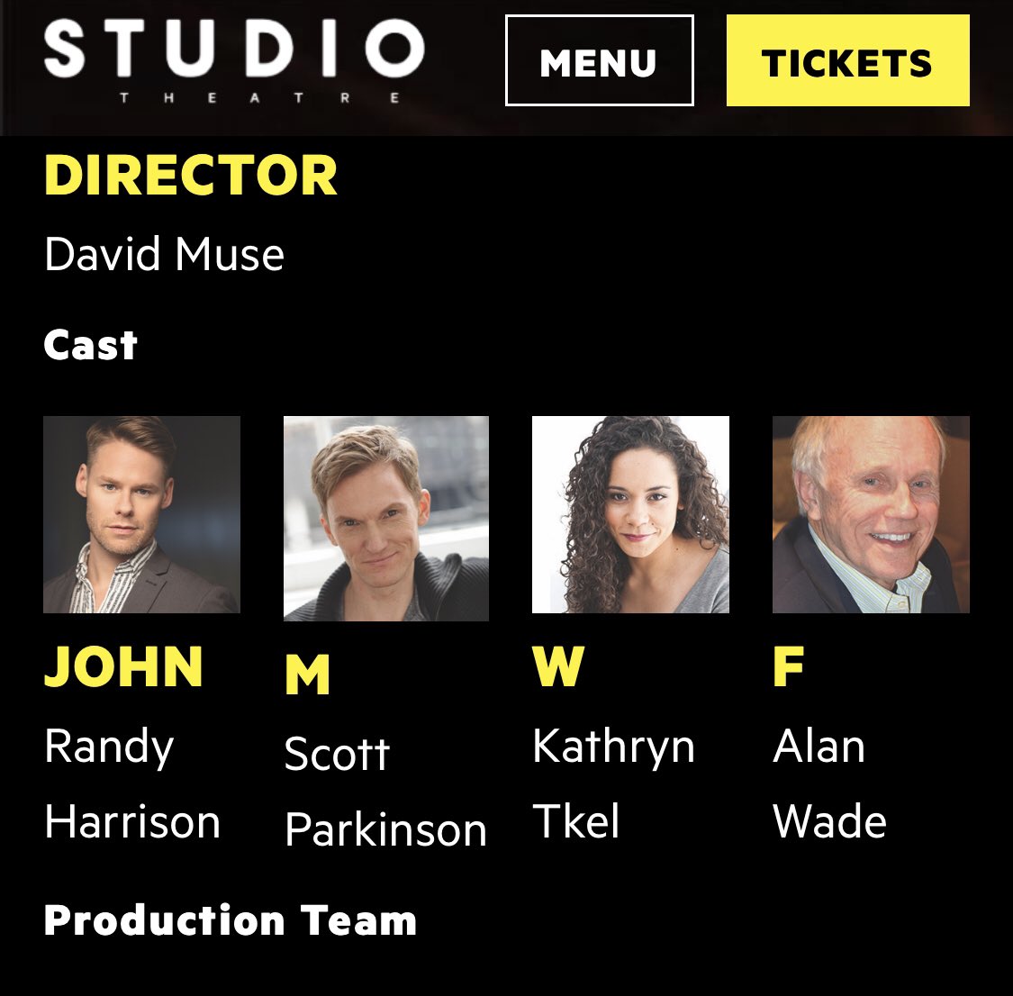 RandyHarrisonSp's tweet photo. Cast photos of new theatre play: COCK

📸 Credits: studio theatre

https://t.co/RjGWHr4gVD https://t.co/877TDKeRuk