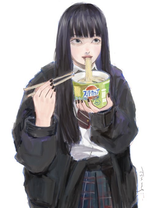 「カップ麺 ネクタイ」のTwitter画像/イラスト(新着)