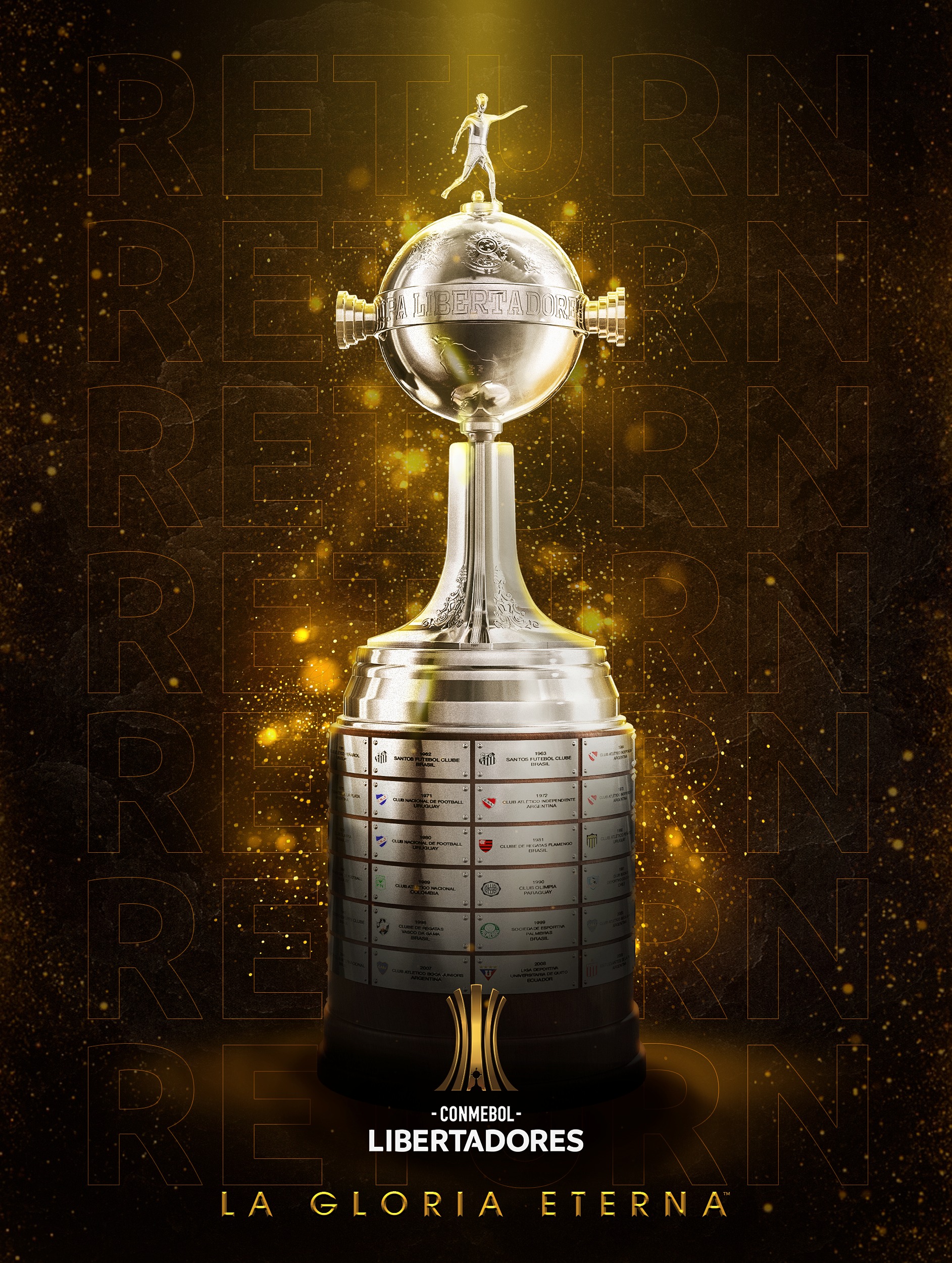 CONMEBOL Libertadores on X: 🤩🏆⚽ The #Libertadores returns! The quest for  #GloriaEterna in 2⃣0⃣2⃣1⃣ starts tonight!  / X