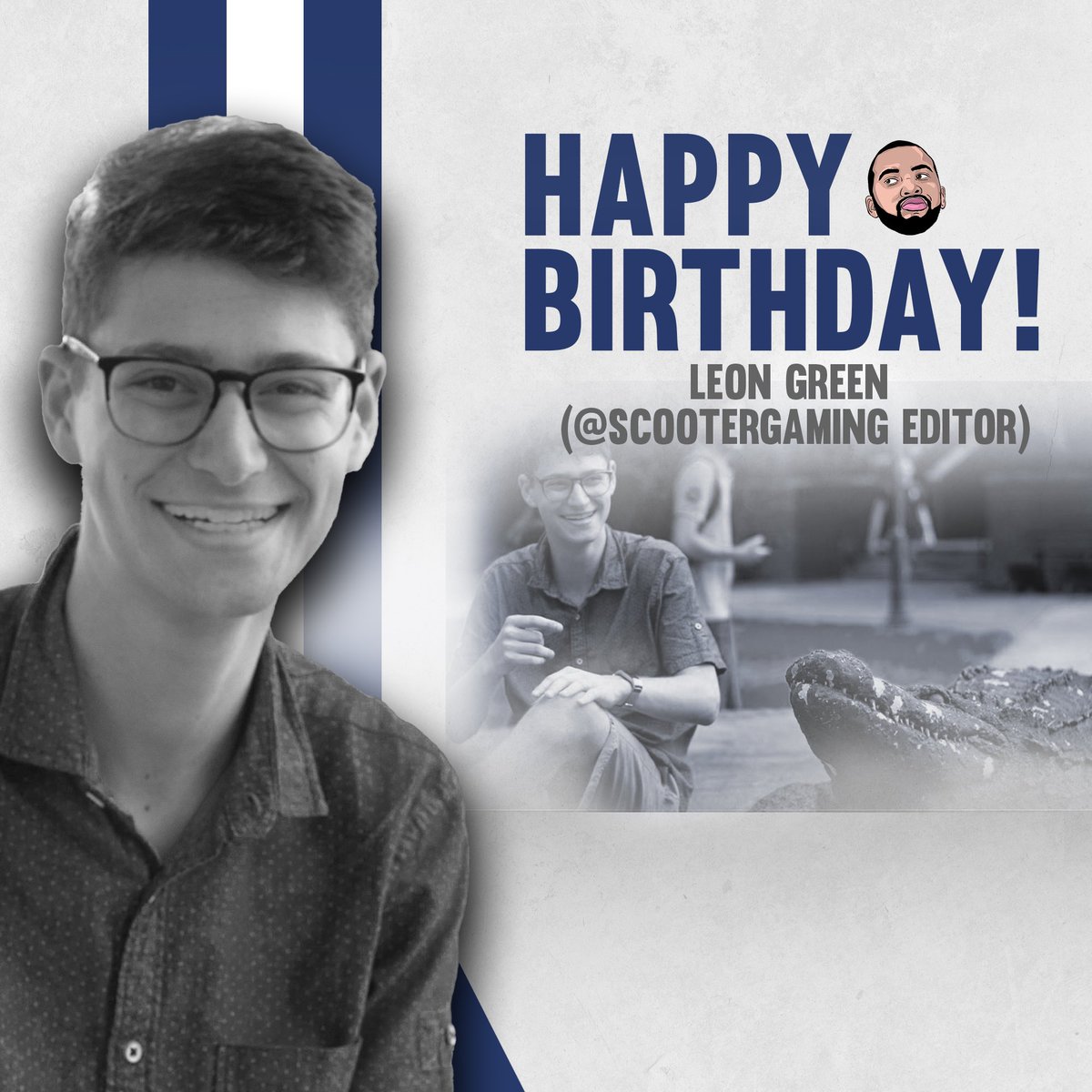TeamMagruder's tweet photo. Happy Birthday to @LeonIsGreen 

Leon edits gameplay for @ScooterGaming and various @dywttai episodes 

He is a grown man https://t.co/zUtmeHvA8s