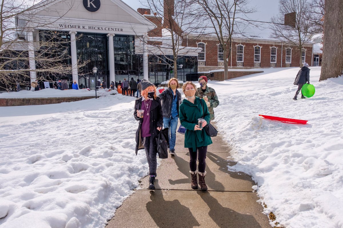 kcollege's tweet photo. Winter is no reason to stay indoors at #KCollege, especially when the Office of Student Activities conducts its Winter Wonderland. Students participated Saturday in sledding, snow shoeing, relay races and snowball fights while eating food, receiving giveaways and enjoying music. https://t.co/jsPZ32VK4h