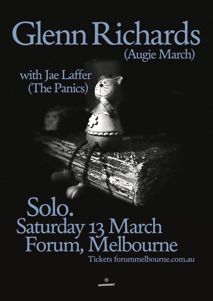 I’m playing with my excellent friend, pure artist, Jae Laffer, at <a href="/ForumMelbourne/">Forum Melbourne</a> on March 13. I’ll be going over everything I’ve done and reminding myself and yourselves of what it’s really about. It’s weird now, come and figure some things out with me.