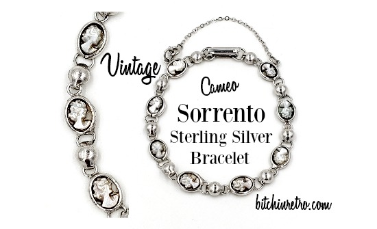 RetroCEO's tweet photo. Such detail! Intricately carved mother of pearl #cameos are set in this darling #sterlingsilver #bracelet by #Sorrento.  #Vintage sweetness with a delicate safety chain.

#vintagejewelry #jewelry #vintagestyle #retro #giftsforher #giftideas #bitchinretro 

https://t.co/nExHhMRW2P https://t.co/EV5nu51XNA