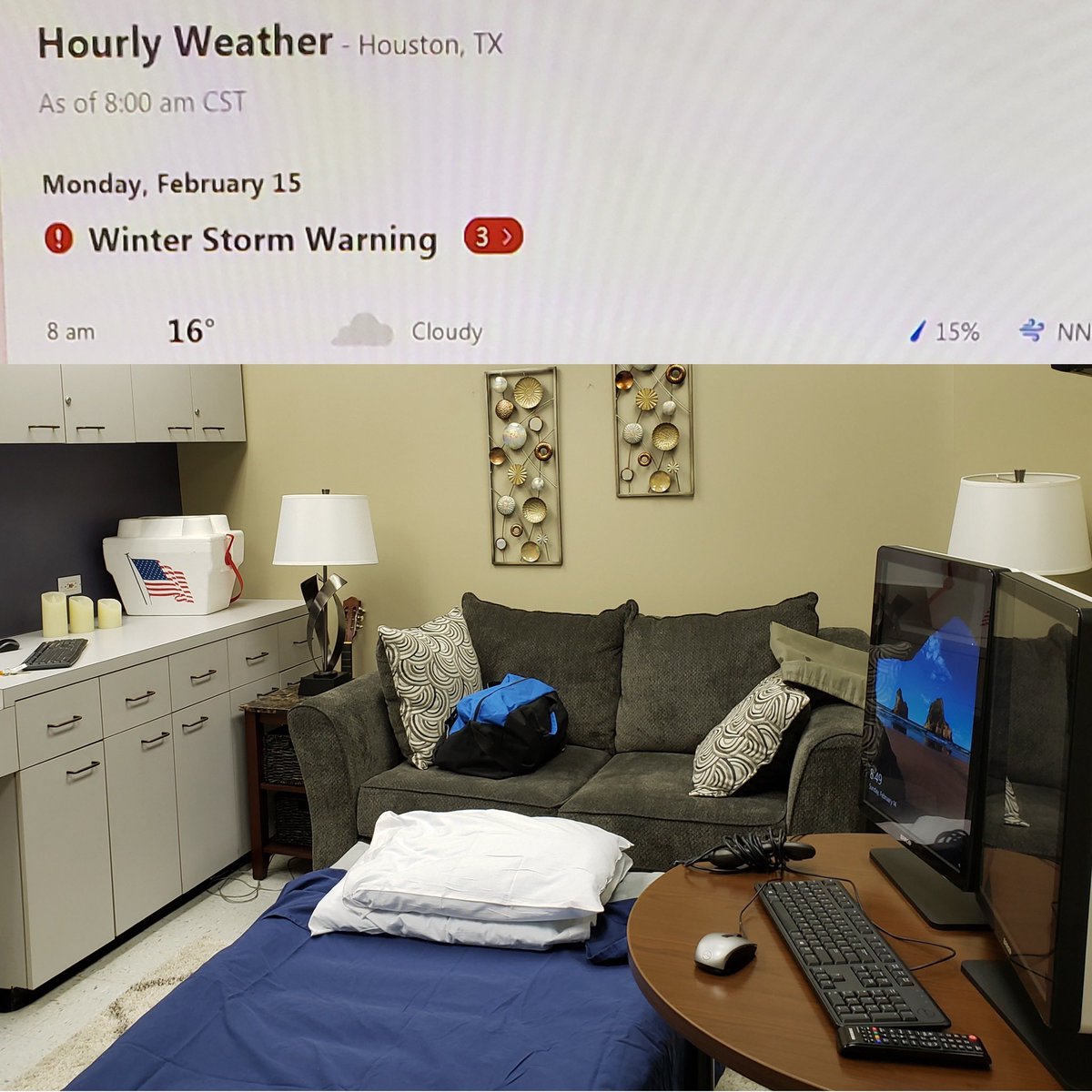 Last week, we faced freezing weather &amp; #winterstorm2021 in Houston. We are thankful for all of the hardworking members of our department who helped facilitate our emergency response. #PatientsFirst #HoustonStrong #RadRes <a href="/RSNA/">RSNA</a> @AURtweet @ASER_ERad <a href="/UTHealth/">UTHealth</a> <a href="/sujohn100/">Susan John</a>