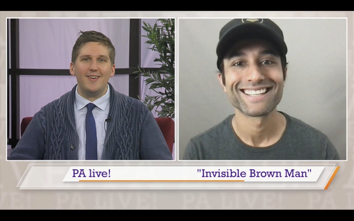 ChrisBohinski's tweet photo. So excited to interview MEGA-TALENT @ThePriteshShah for PA LIVE today! Stay tuned for this great conversation about #InvisibleBrownMan 🙏 https://t.co/HQUx5QRz8m