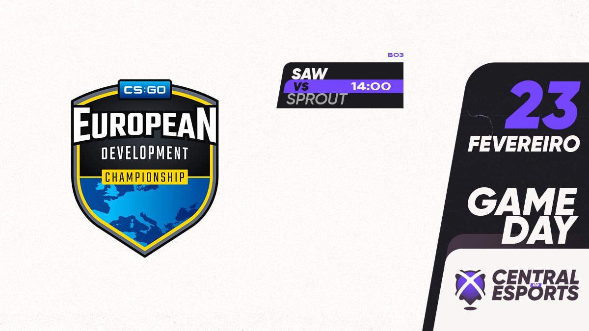 CentralDEsports's tweet photo. HOJE na 🏆 @edenesportsgg European Development Championship:

14h - Quartos de Final
BO3 | 🇵🇹 @sAwggofficial vs @sproutGG 🇩🇪

#CDEgameday #CDEedc https://t.co/wRLAMXrq02