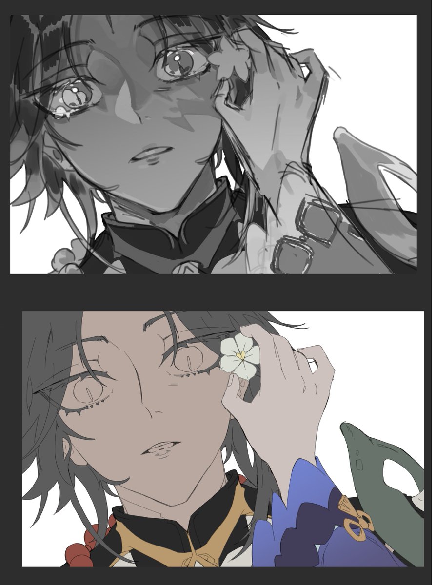 progress shots//
this was my (very experimental) entry for genshin's sea of lights contest!! check it out here 🥺https://t.co/b6tJoByh5I
KINDA LAST MINUTE BUT THAT IS OK.. HAHAHA..HA