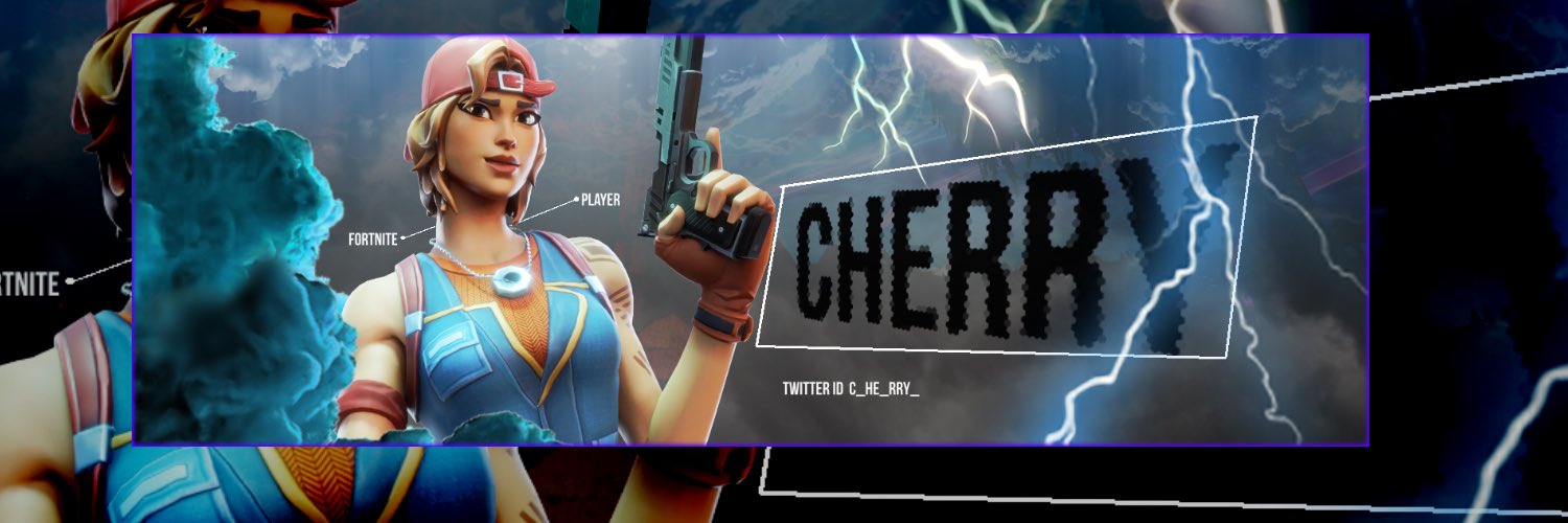 Cherry ちぇりー Fortnite Header For C He Rry I Made It For The First Time How Is It Plz Rt フォートナイトヘッダー フォートナイト Fortnite Fortniteheader T Co Kvogqmrqd1 Twitter