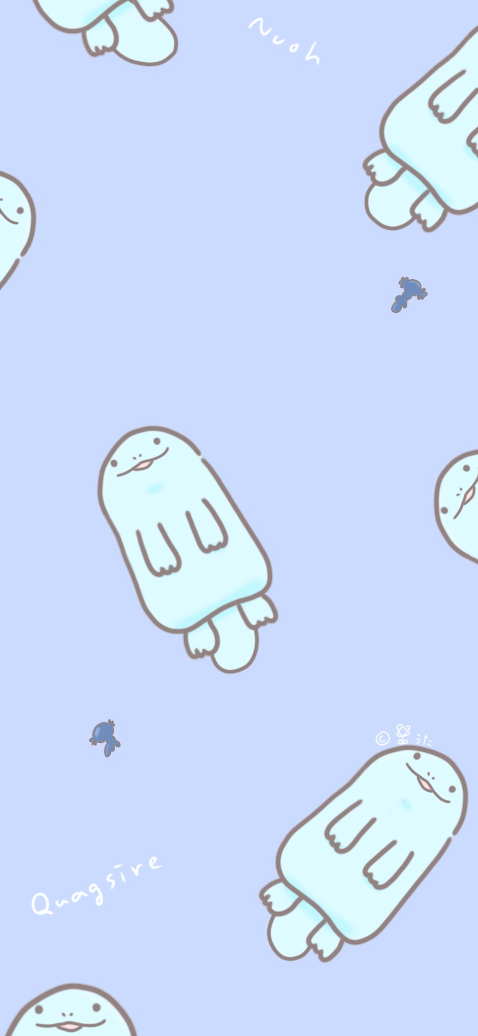 はなうた W スマホ待ち受け作ってみたので 良ければお使いください W Ng 加工 自作発言 無断転載 Ok 待ち受け アイコン等 明記さしてもらえると助かります フリー壁紙 フリー ポケモン ヌオー Quagsire T Co W5tq2lq1g2