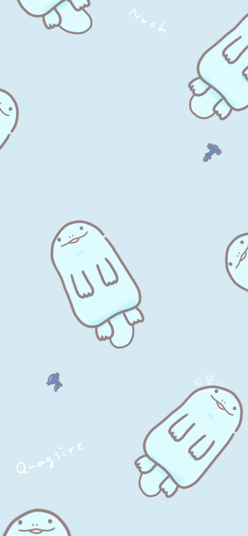 はなうた W スマホ待ち受け作ってみたので 良ければお使いください W Ng 加工 自作発言 無断転載 Ok 待ち受け アイコン等 明記さしてもらえると助かります フリー壁紙 フリー ポケモン ヌオー Quagsire T Co W5tq2lq1g2