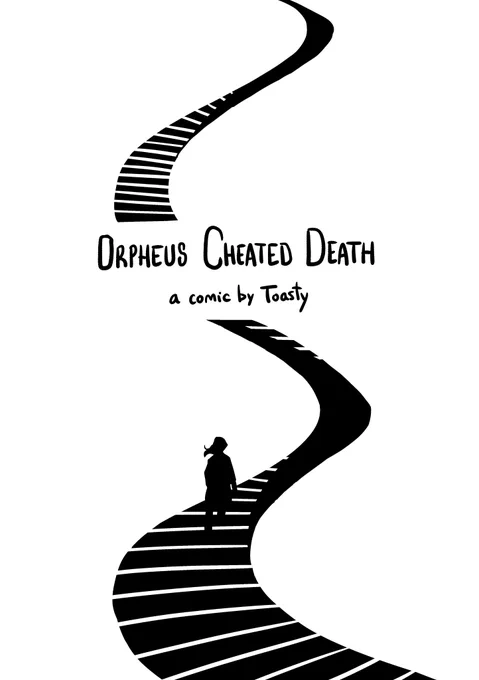 Orpheus Cheated Death (1/3)
An old comic, repurposing the story of Orpheus to talk about obsessions and leaving the place where you were first sensitized to your intrusive thoughts.
cw/ mild symbolic body horror, doubting/questioning reality 