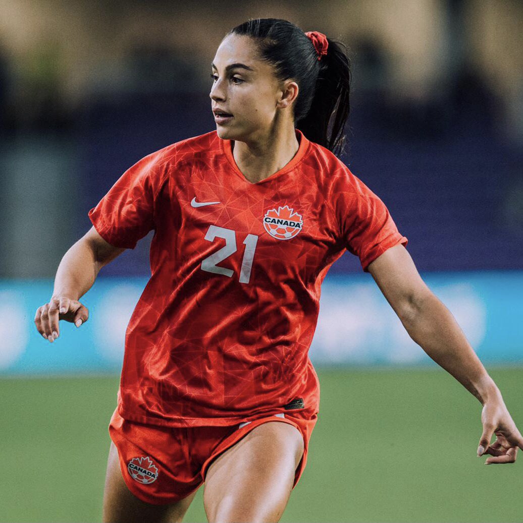 fdematthaeis's tweet photo. In Dec. Jordyn Listro reached out to me ‘ You have to help me to get in the Canadian NT.I replied ‘Your dream can come true if you just stick to it and work hard during my training sessions..!’2 mos later she started vs Argentina. I want to believe I had something to do with it. https://t.co/f8ogolxKzD
