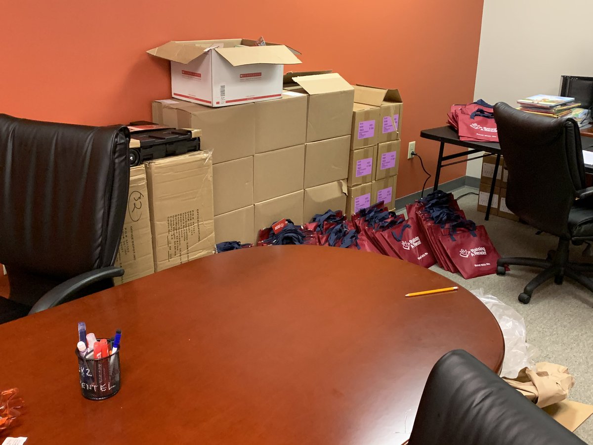 BCDICarolinas's tweet photo. Yep, these red bags are #culturerich! Can’t wait to use these books to practice the ABCs of #ActiveReading with our families at Windsor Park Elementary #ParentsWill #ParentsCan! @ReadCLT @CharMeckSchools #WeWontStop! @NBCDI @RARnational 💛🧡🤎🖤📚📚💙💚👊🏾 #TogetherWeWill https://t.co/kIbfuS58fz