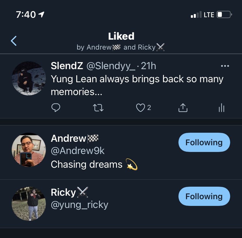 Slendyy_'s tweet photo. Iconic Squad of 2015-2017 #Leanworld @yung_ricky @Andrew9k https://t.co/moTcAqEgFd