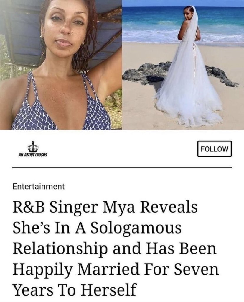 Mya Marries Herself in Seychelles Music Video.