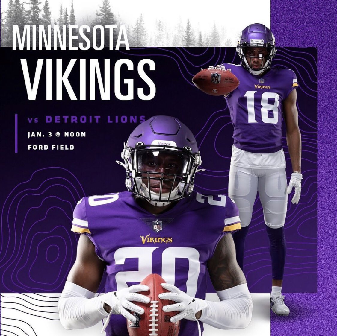 sports_designed's tweet photo. Skol! @vikings @vikingscreative always making purple look good. @dreyer_alicia @taylarmj @Jackie_Ramacher #sportsdesign #sddaily #sd_nfl https://t.co/IwICk0zJ7E