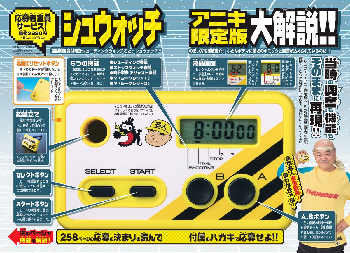 シュウォッチ アニキ限定版 温か