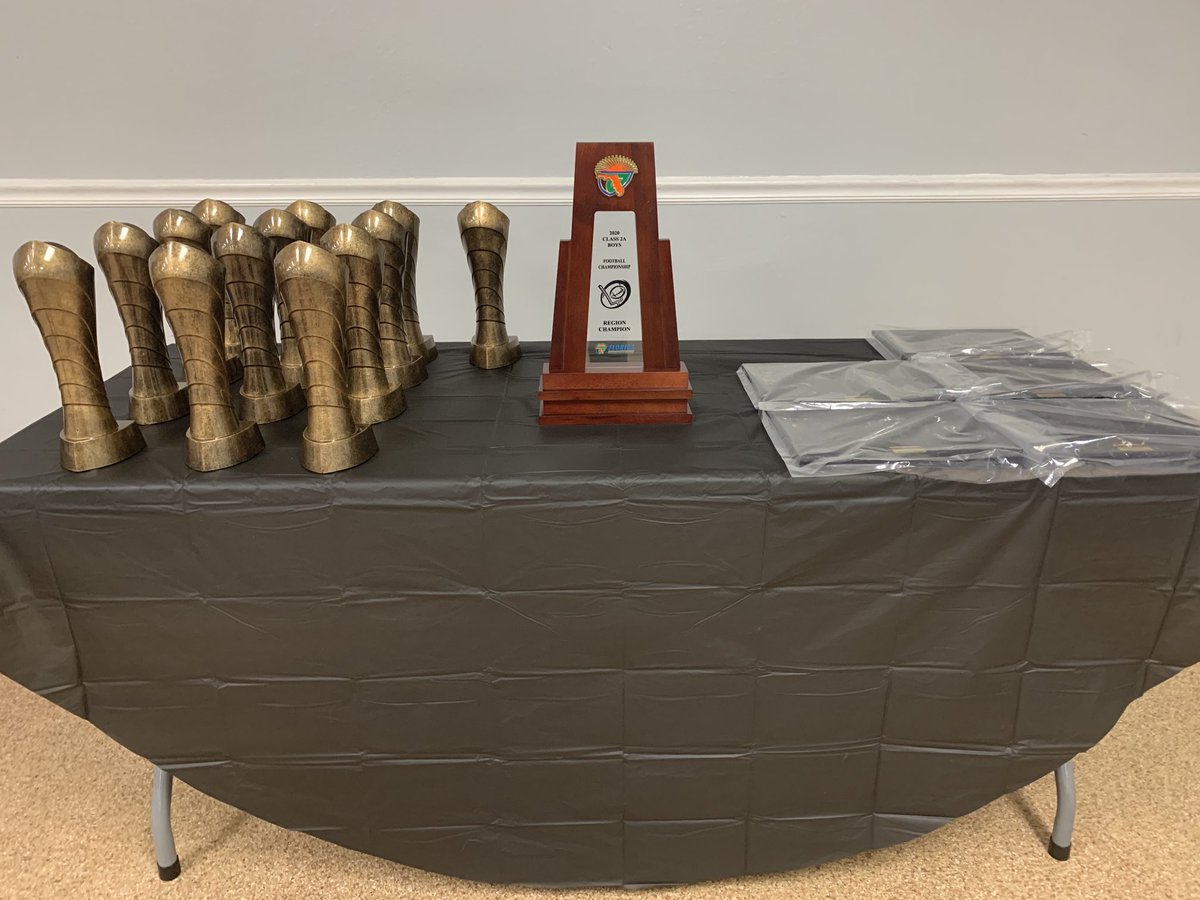 Great evening tonight celebrating our 2020 season! So proud of our guys ⁦<a href="/sca_football/">SCA Football</a>⁩ as we celebrated our back to back regional championships!! #RaisetheStandard 
#HumbleandHungry