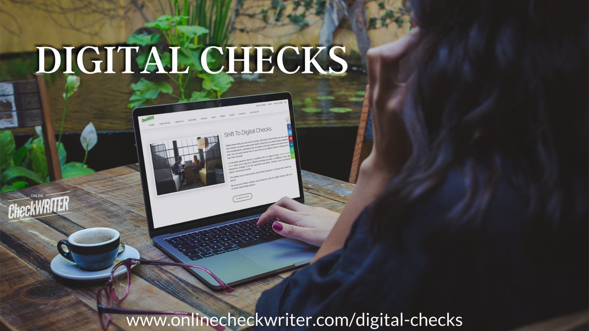 webcheckwriter's tweet image. onlinecheckwriter.com/digital-checks

Switch from manual checks to Digital Checks and save your valuable time and money. Create customized Digital Checks with OnlineCheckWriter. Make your payments through email.

#DigitalChecks #OnlineCheckWriterDigitalChecks #DigitalChecksPrinting