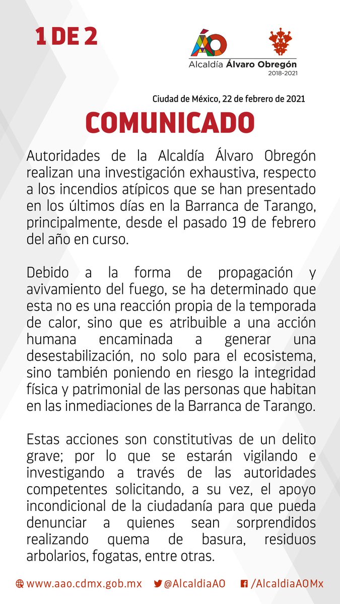 Alcaldía Álvaro Obregón tweet media