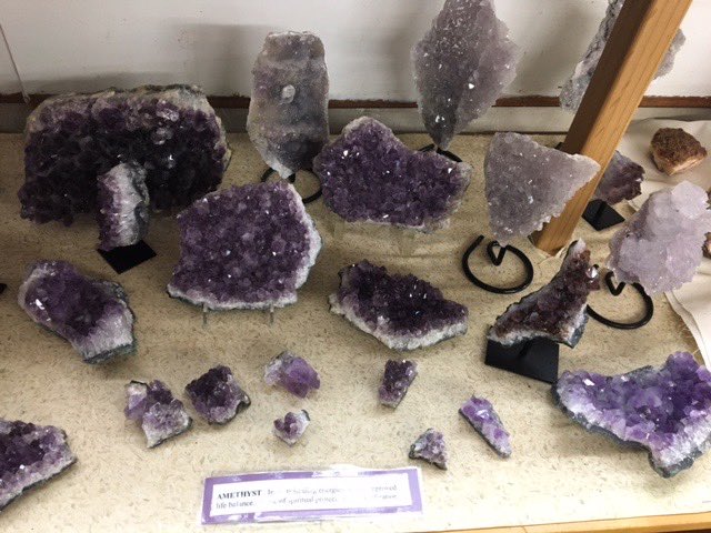 LonePineRocks's tweet photo. The purple variety of Quartz, Amethyst ranges from light to dark purple. The crystals tend to grow geodes or clusters and some are lucky to have a 2nd generation of growth creating an amethyst cactus quartz. Here are some specimens that we carry!
#lprg #amethyst #rockhounding https://t.co/7MsxhBJogj