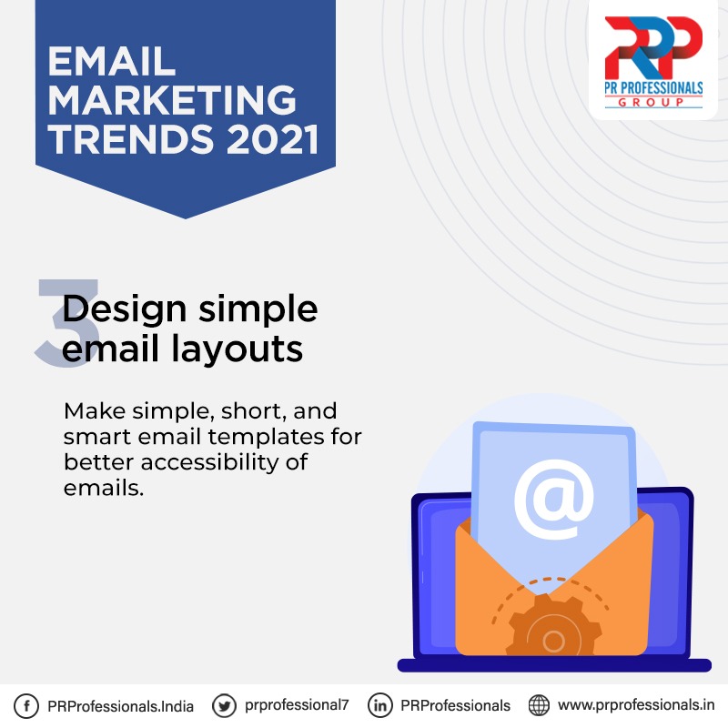 It is important to consider people with disabilities while designing #emaillayout. It should be designed in such a way that your subscribers with any kind of disability can access & perceive the content easily. For instance, the use of large & readable fonts, simple content etc.